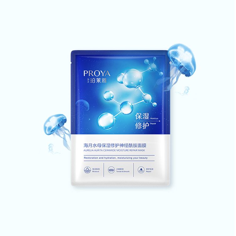 OK138太阳集团海月水母保湿修护神经酰胺面膜