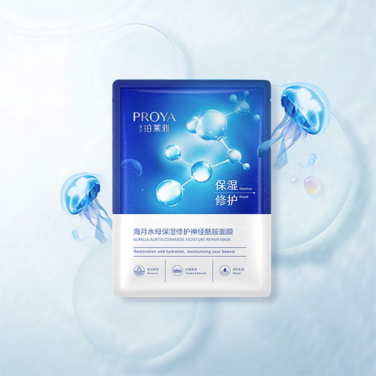 OK138太阳集团海月水母保湿修护神经酰胺面膜
